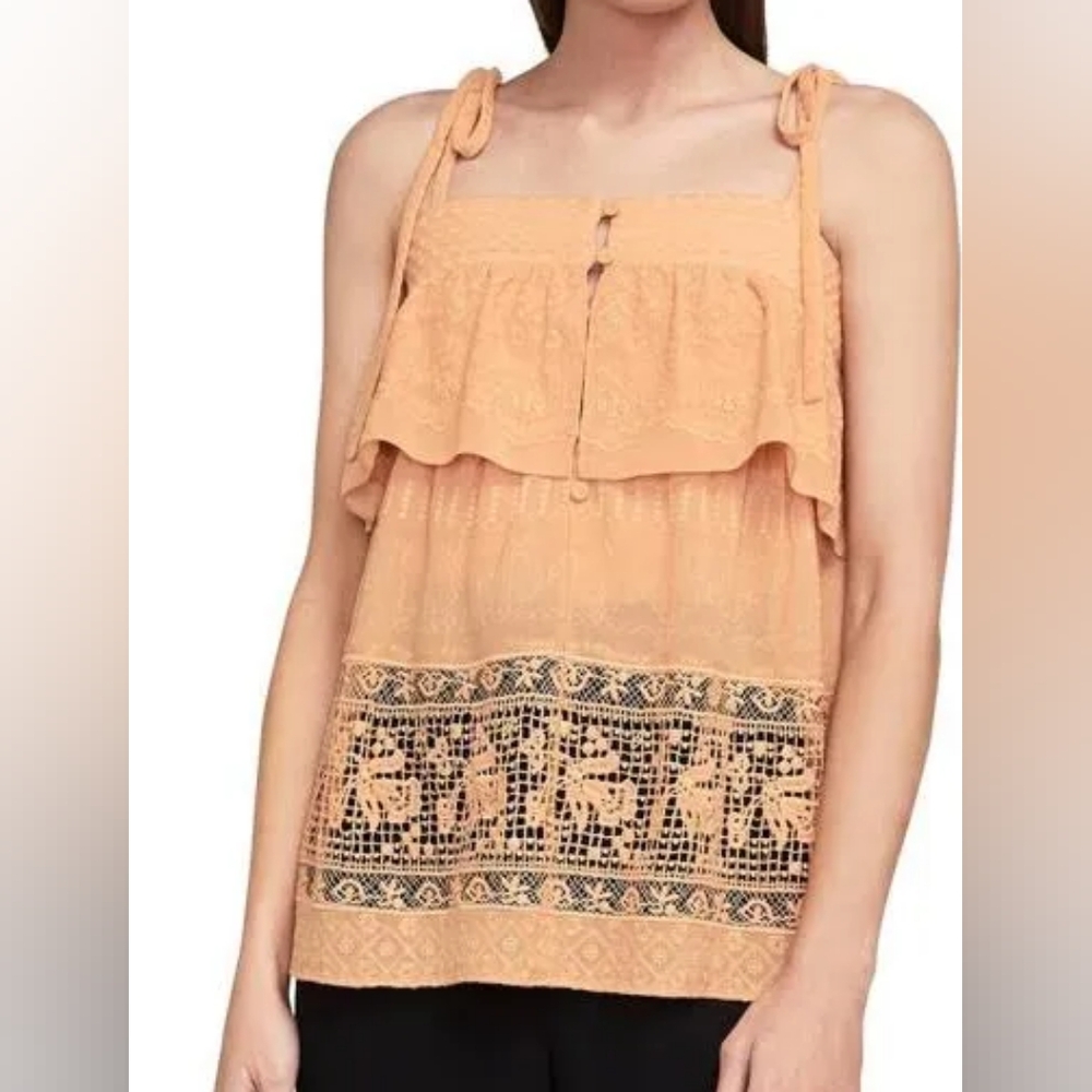 BCBGMaxAzria Lace Tank Medium $198